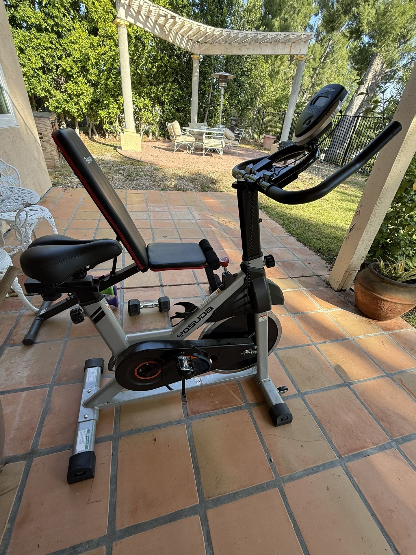 Gym Bench And Exercise Bike