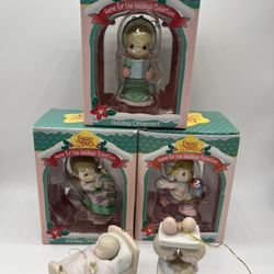Precious Moments Home For The Holidays Collection - Holidays Ornaments. Set Of 5
