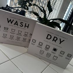 Laundry Symbol Decor