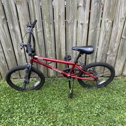 20” Boys Red Mongoose Mode 90 Freestyle Bike