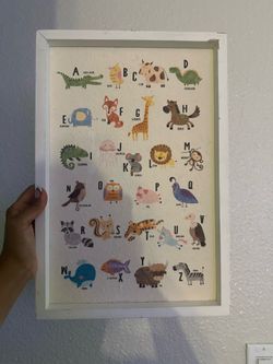 Alphabet frame