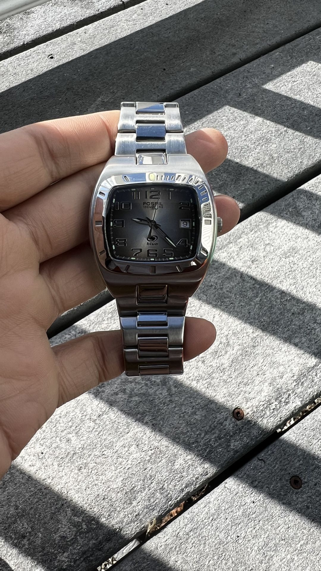 Fossil Blue Vintage Watch