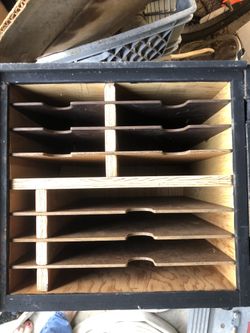 Old Photography Box To Hold Paper And Negatives