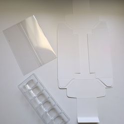 Food Grade Bakery Macaron Boxes (box, insert and sleeve)