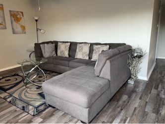 Sala tipo L color gris