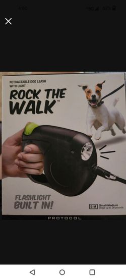 Protocol Rock The Walk Retractable Dog Leash