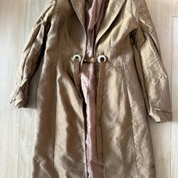 Anne Klein brown Coat New Size 0P Fits Xs/xxs
