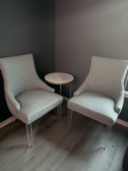 2 Chairs Grey