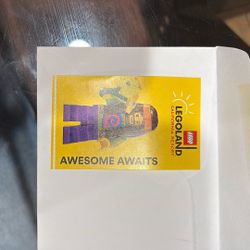One Day legoland Ticket $65