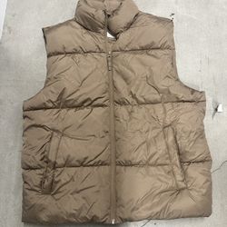 Brown Warm Vest 