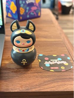 POPMART PUCKY ROLLY POLLY KITTY SERIES FIGURE (BLACK CAT)