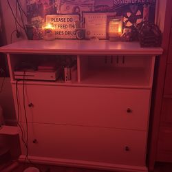 White Wooden Dresser