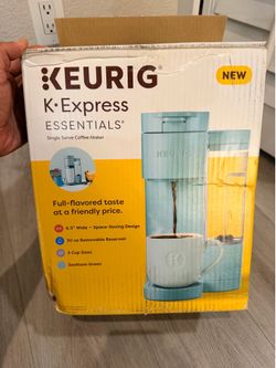 Keurig K Express Essentials Single Serve K Cup Coffee Maker Seafoam Green Brewer