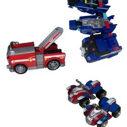 LOT of 6 Paw Patrol Chase Marshall and Ryder Vehicles No Figurines Toys