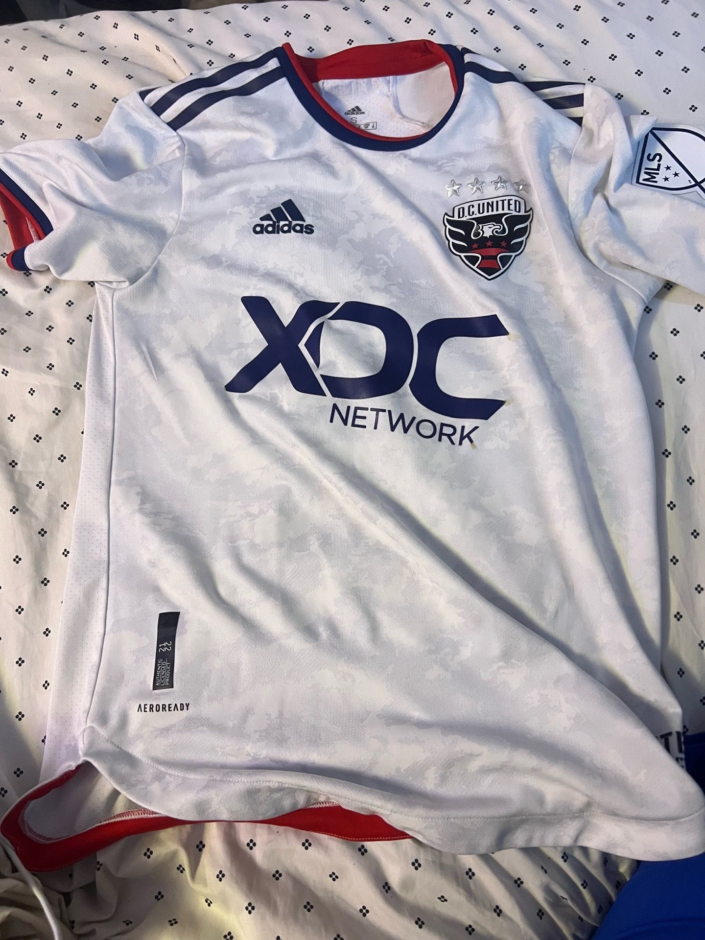 Adidas DC United MLS white jersey #football #soccer