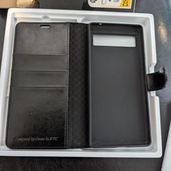 Google Pixel A6 Leather Cell Case