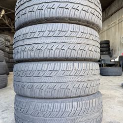 4 Used 205/55/16 BF Goodrich Advantage TA tires 