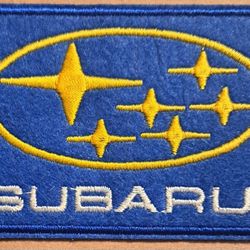 Subaru embroidered Iron on patch 6 pcs.