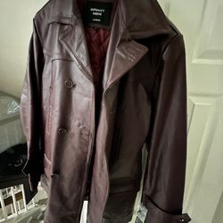 Mens genuine Cow Leather Jacket/coat Made In England