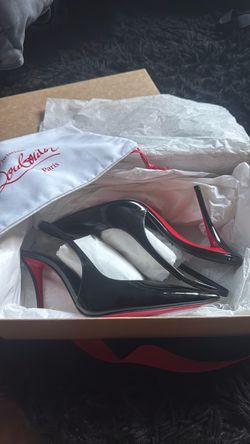 Christian Louboutin MISS Z SLING BACK 100 (SIZE 36.5) GREAT CONDITION!