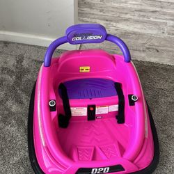 ✨ Little Girls Pink Bumper Car – Like New! ✨