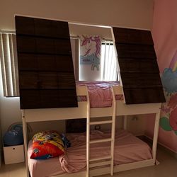 House Bunk Bed Twins 