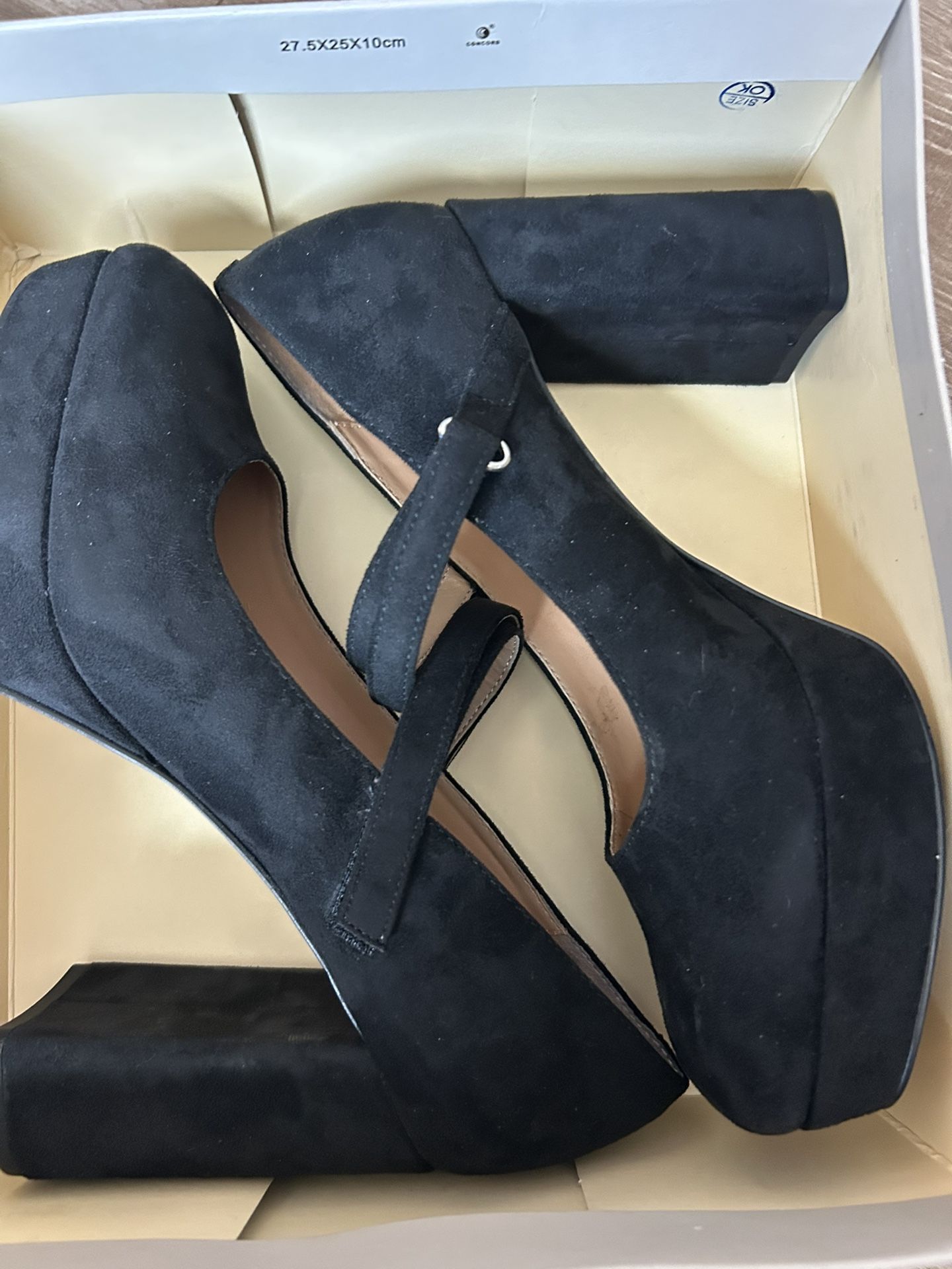 Marc Fisher Black Heel Size 8.5 $40