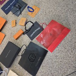 Designer bags and boxes