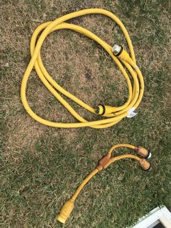 50 amp Marine cord and splitter