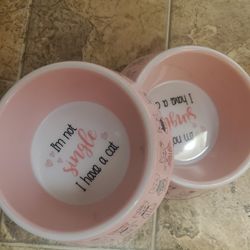 CAT FOOD BOWLS 