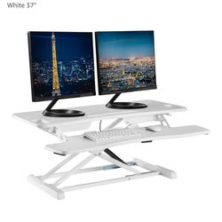 Standing Desk Converter/Adjustable Sit To Stand Up Desk Workstation 