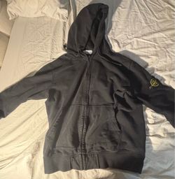 Stone Island Zip Up Large Black