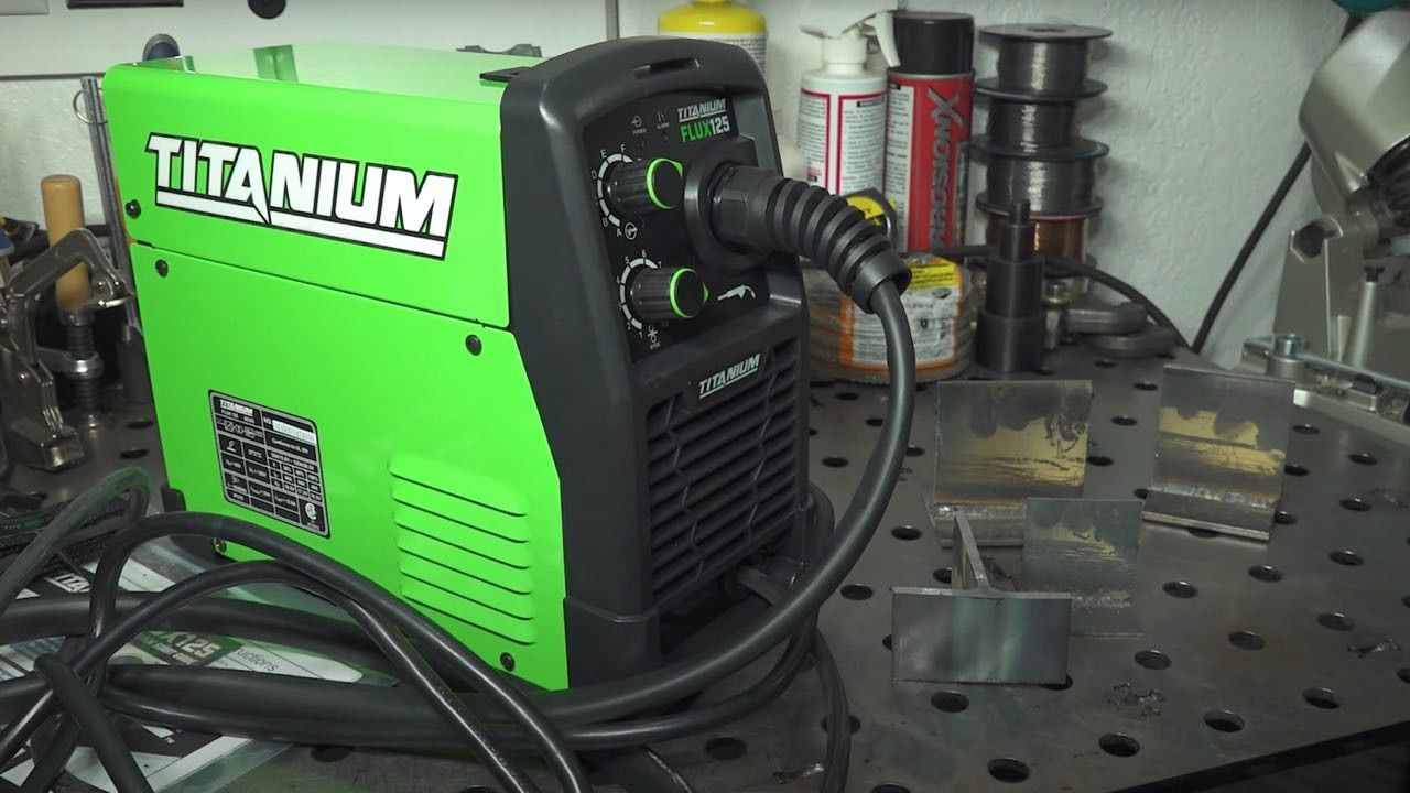 Titanium Easy-Flux 125 Wire Feed Mig Welder