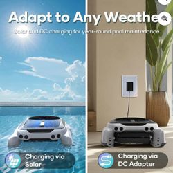 Aiper Surfer M1 Limpiador de Superficies Robótico para Espumadera de Piscina Automática...