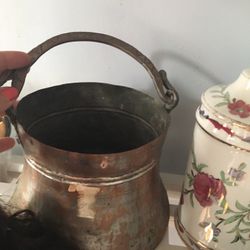 Antique Yogurt Pot