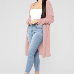 Pink Cardigan 