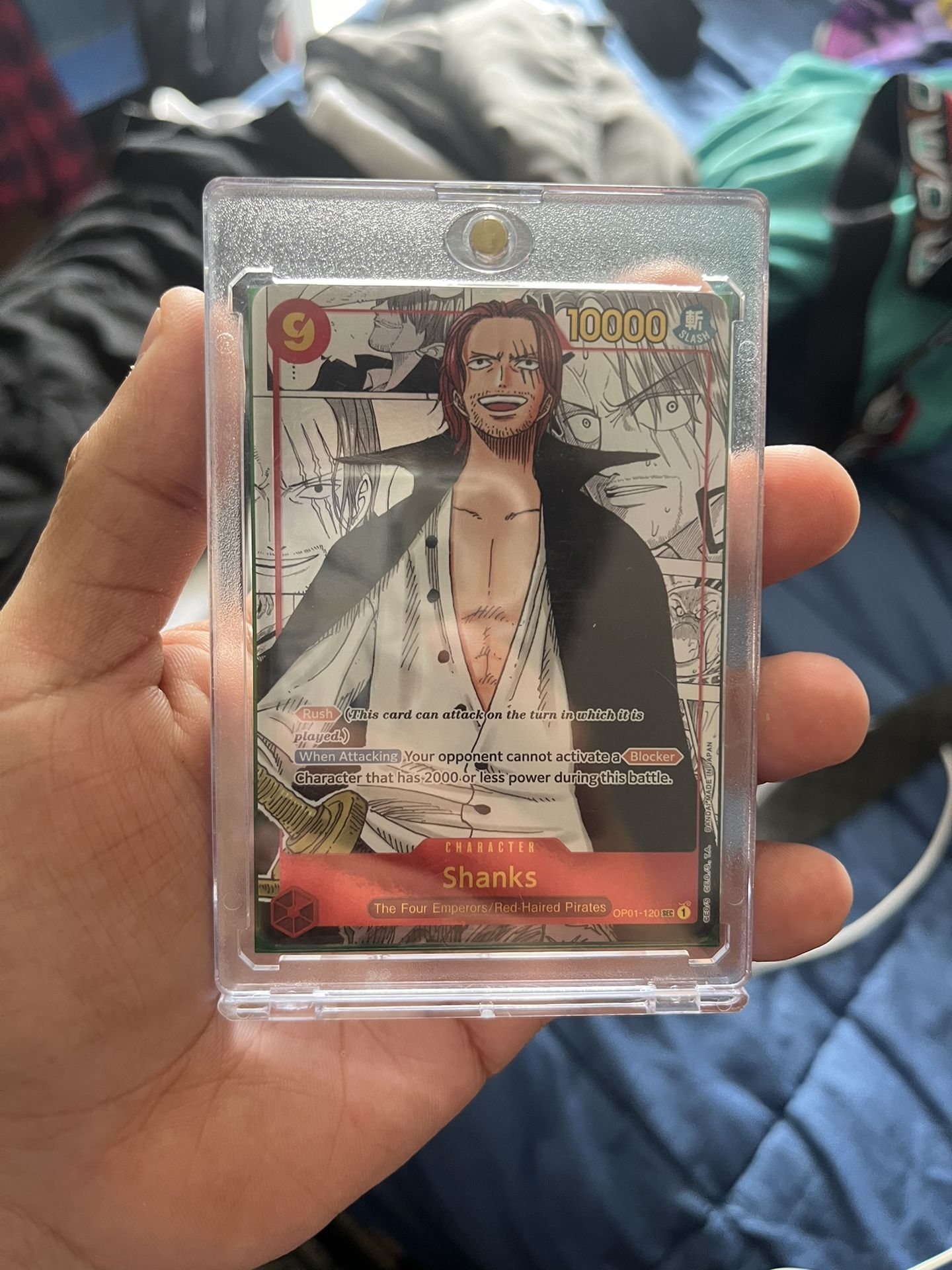 One piece card Game Manga Shanks Card