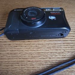 Canon Sure Shot TELEmax 35mm Film Camera 38-70mm Lens, Tested - 