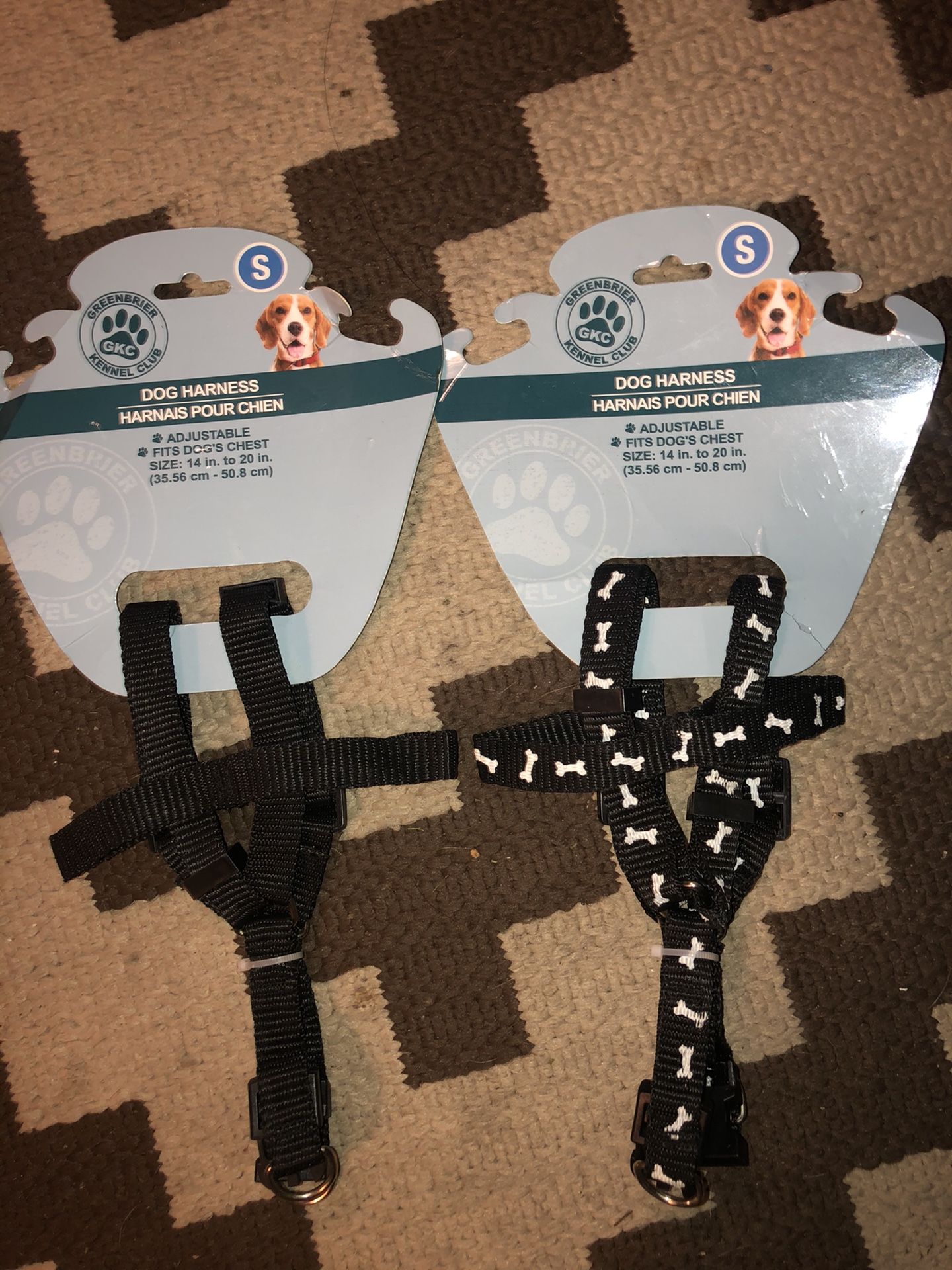 Small dog harnesses