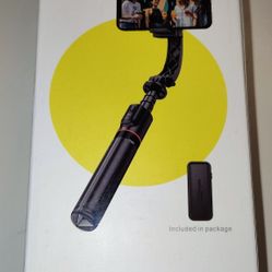 Smartphone Gimbal Stabilizer with Remote And Selfie Stick - New