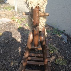 Wooden Rocking Horse 