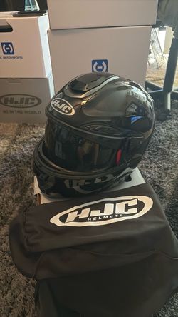 HJC F71 Carbon Full Face Motorcycle Helmet with Retractable Sun Shield