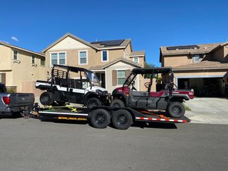 20ft Tilt Car Hauler Trailer 8.5ft – Drive Over Fenders – 14K GVWR