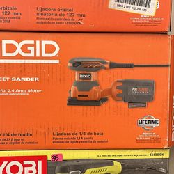 RIDGID 2.4 Amp Corded 1/4 Sheet Sander with AIRGUARD Technology