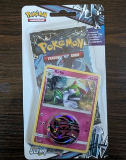 Pokemon Sun & Moon Ultra Prism Blister Kirlia Promo Sealed Booster Pack