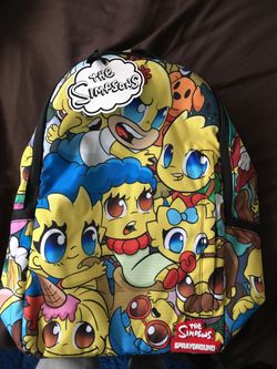 Sprayground Simpsons Anime Pileup Backpack for Sale in Los Angeles, CA -  OfferUp