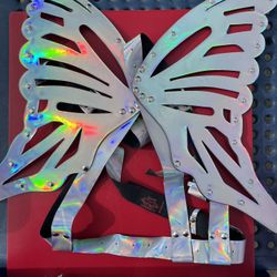 Holographic Fairy Daisy Corset