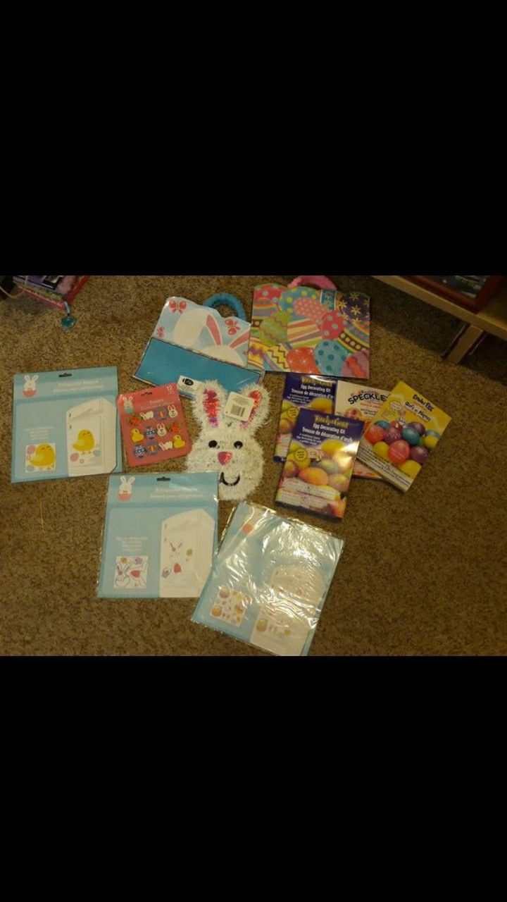 Bag of Easter items