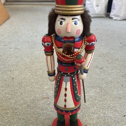 Nutcracker 20 inch Woden Vintage Holiday Decor