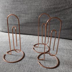 Rose Gold Paper Holder set of 3